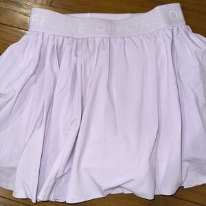 Offline By Aerie Women's Lavender Skort Pleated Small Elastic Tennis